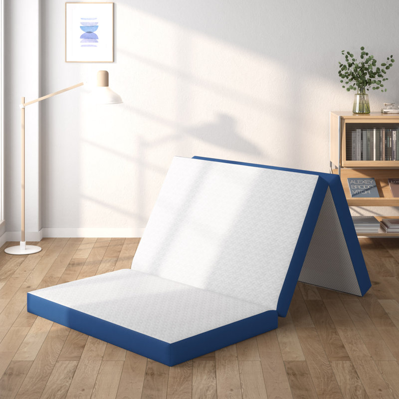 Matelas en mousse à mémoire de forme gélifiée 3 po, Lit simple, 3"