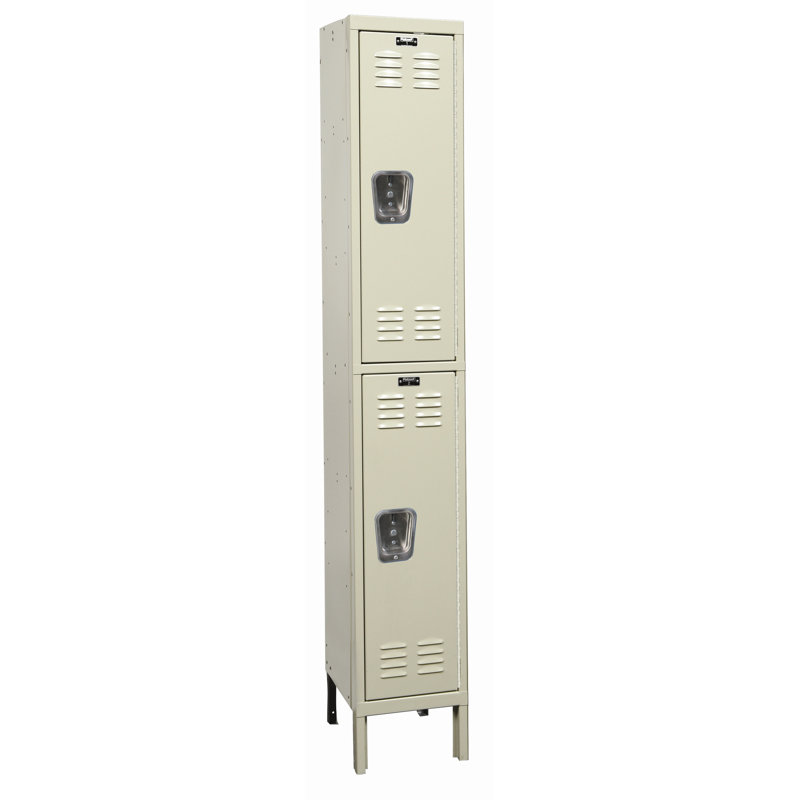 Casier large MedSafe, H 78 po x l 12 po x P 15 po, Assemblé, Brun clair