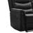 2-SEATER MOTION SOFA BLACK PU