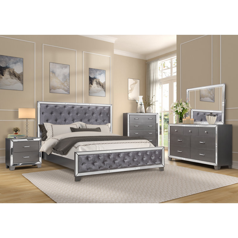 Dostie Upholstered Standard Bed, California King