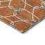 Tapis orange Prisco lavable à la machine de qualité supérieure-454626095