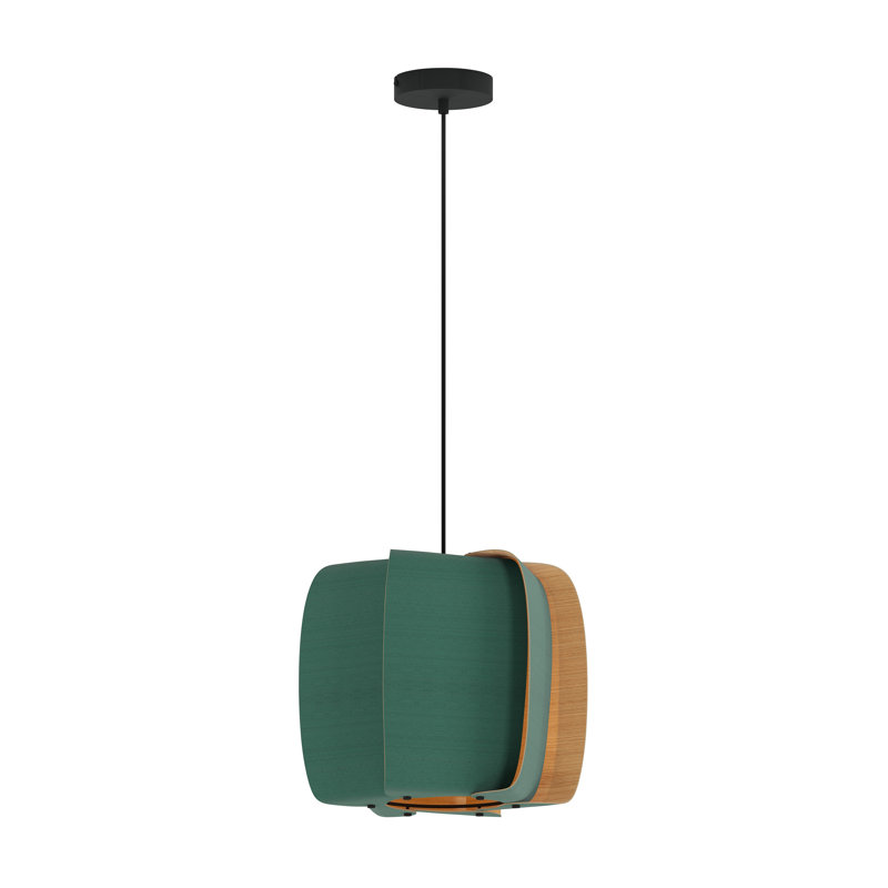 Luminaire suspendu 15,75 po Alba, Essence légère / cendre