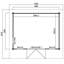 Lasita Barbados 3 - 14.5 x 10.5 Ft. Premium Log Cabin With Tempered Double Glazing (44mm)-347063447