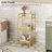 Freestanding 3 Tier Tempered Glass Shelves For Bathroom