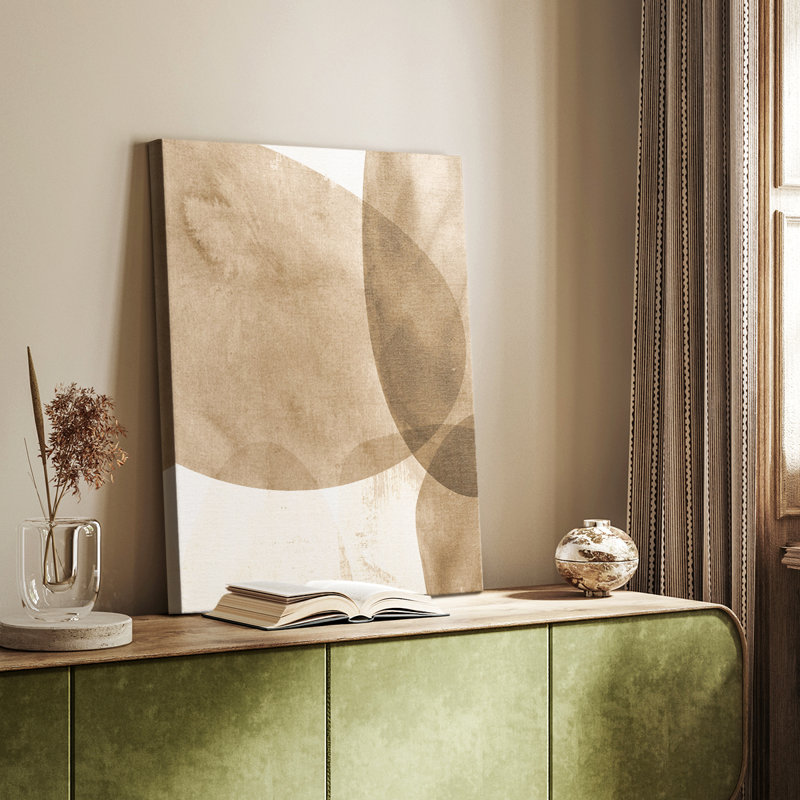 Neutral Object I -Custom Wrapped Gallery Cavas, 36" H x 24" W
