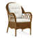 Chaise avec accoudoirs rembourrée Everglade