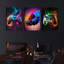 3 Piece Wrapped Canvas Print-113480248