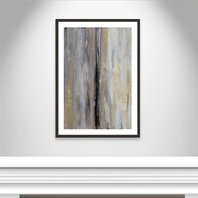 Elverda 'Narrow Hall' Framed Acrylic Painting Print