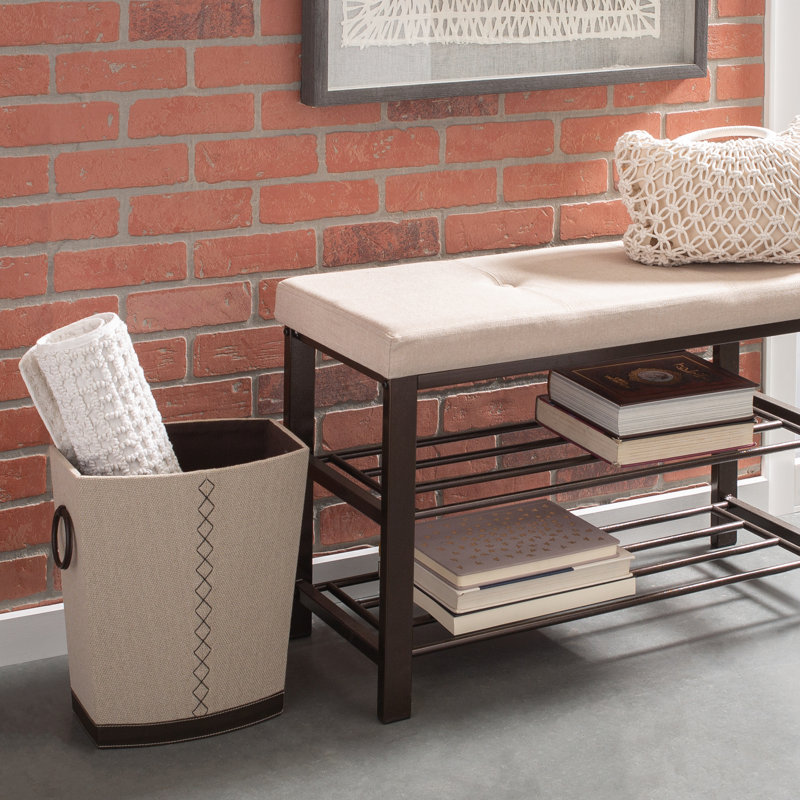 Manufactured Wood Open Waste Basket