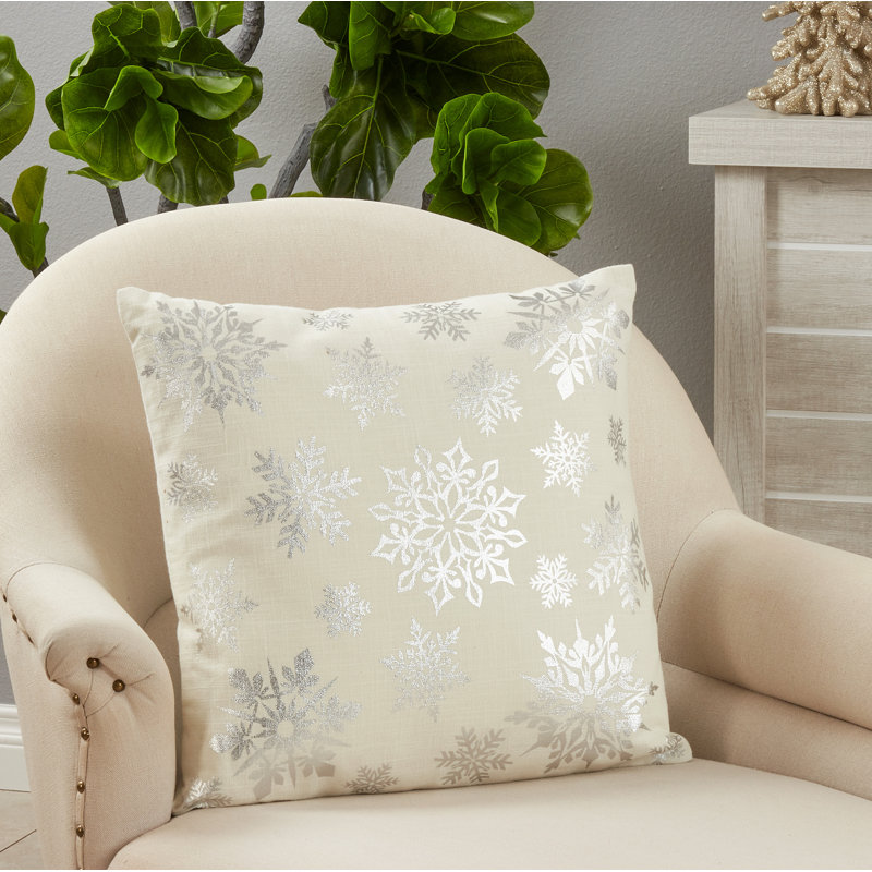 Naledi Collection Cotton Throw Pillow, Polyester/Polyfill, Gold