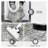 Washable Area Rug for Living Room Abstract Fading Design Vintage Rug Non Slip Throw Rugs Bedroom Rug-178268594