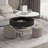 Round Lift-Top Coffee Table Set-657606211