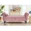Banc de rangement en velours Larain-1869841133