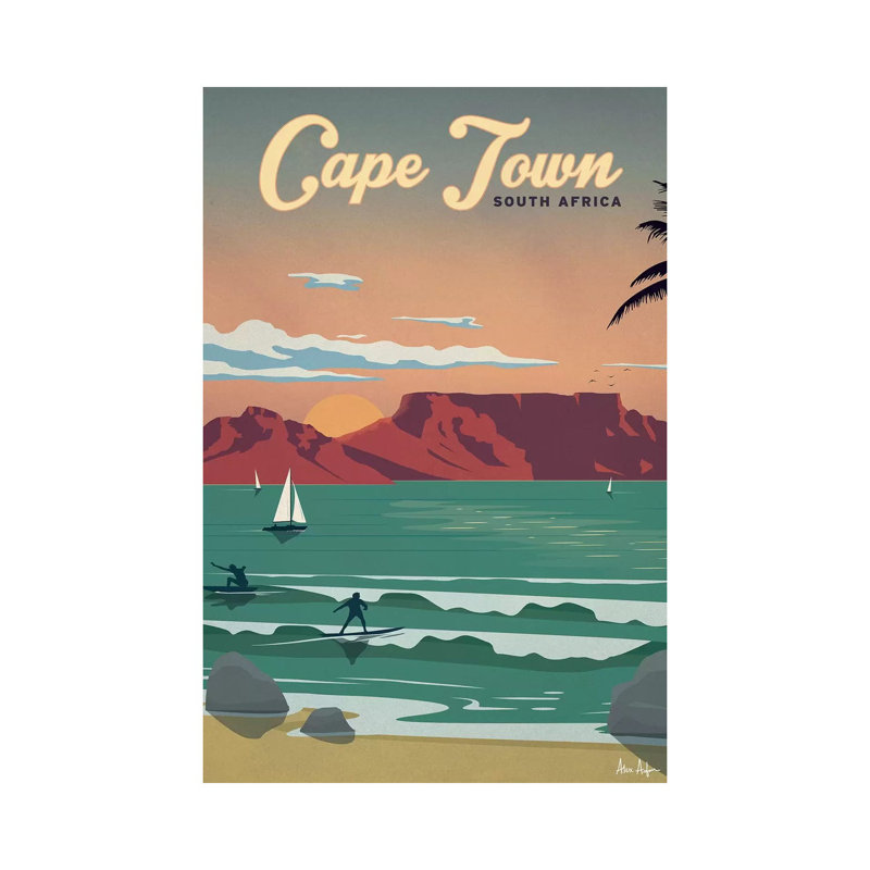 Cape Town - Wrapped Canvas Print, 20.32 cm H x 30.48 cm W