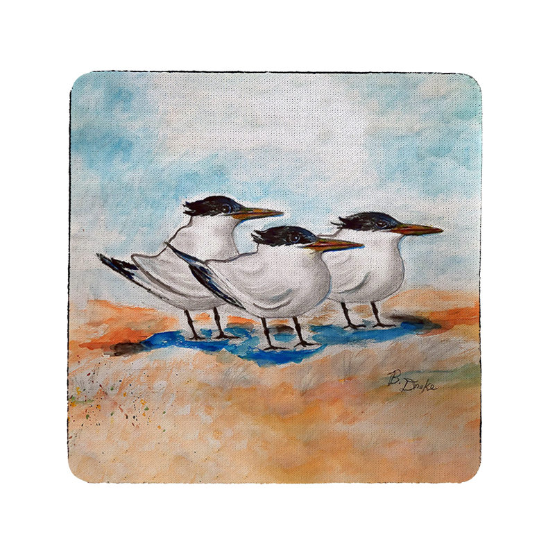 Ensemble de 4 sous-verres Three Terns