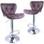 Tabouret de comptoir pivotant à hauteur réglable 32,5 po Anjolee avec structure en métal-347926587