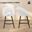 Ensemble de 2 tabourets de bar, tabouret de bar rembourré avec dossier, tabourets de bar à hauteur de comptoir de 27 pouces de hauteur pour îlot de cuisine-971026108