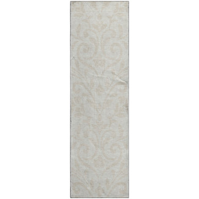 Premium Machine Washable Prisco Ivory Rug