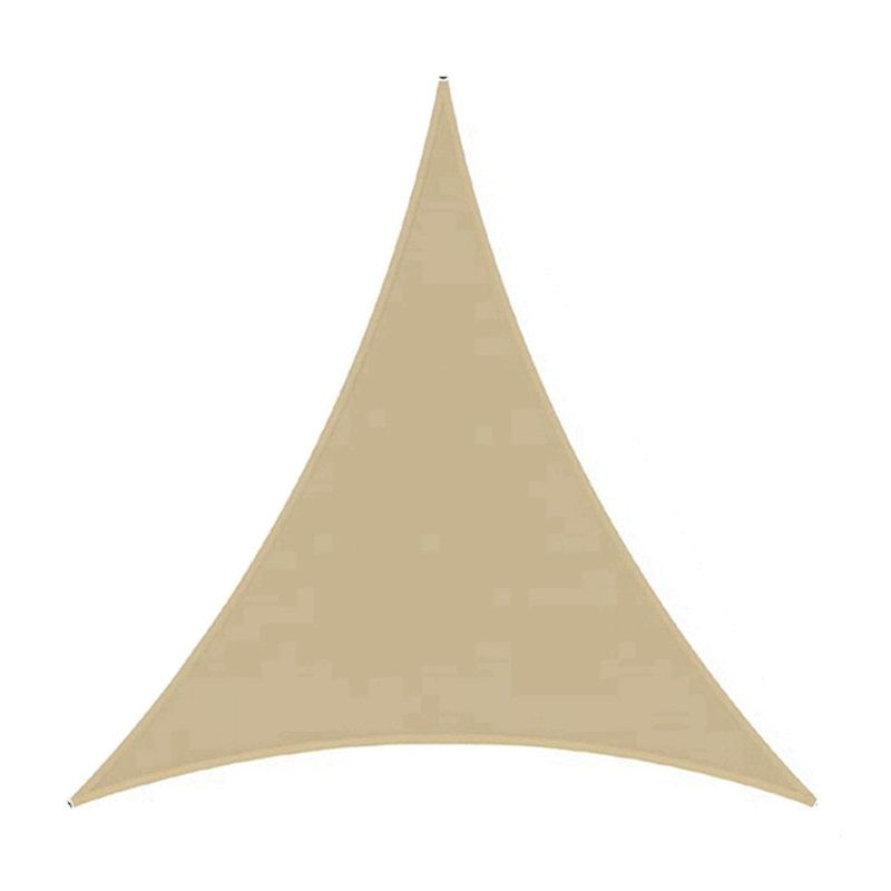Abri de soleil 12 pi x 12 pi pour abri de soleil à voile UV avec bordure renforcée, sable, 12 pi L x 12 pi l x 12 pi P, Sable