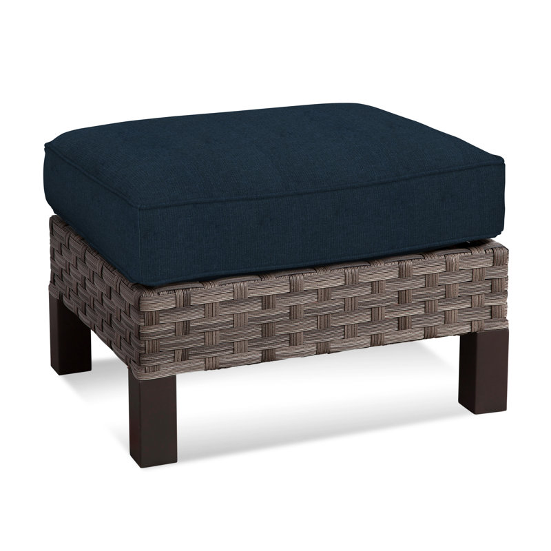 Luciano Outdoor Ottoman, Navy Rev; 6368-61