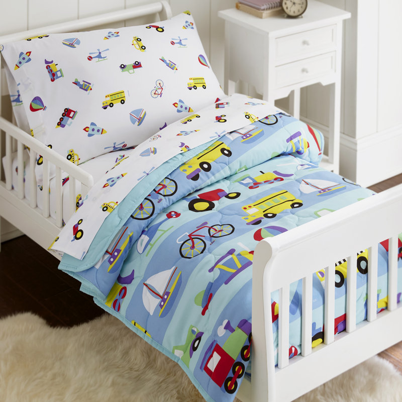 Ensemble de draps pour tout-petits Wildkin - Microfibre douce, drap-housse et drap-housse