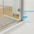 34"-36" W x 72" H Pivot Swing Semi-Frameless Shower Door in Chrome with 1/4" Tempered Glass-134021880-134021883