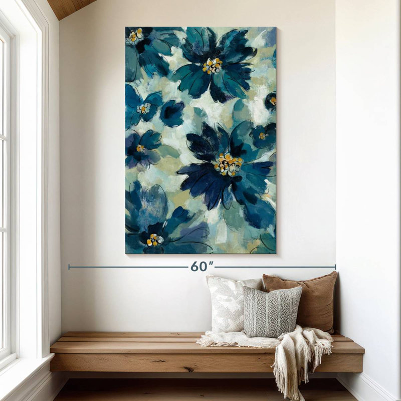 Harnek Inky Floral I, H 51 po x l 34 po