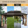 Galvanized Steel Patio Gazebo with Overhang Slope-design Double Roof