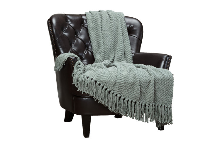 Goufes Textured Knitted Super Soft Blanket
