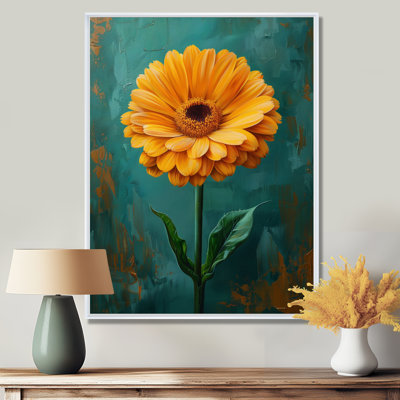 Jaune jaune noir avec fleurs de souci Marigold