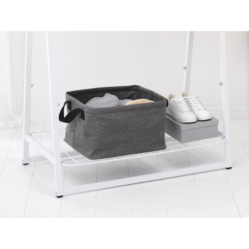 Brabantia 35L Foldable Laundry Basket, Pepper Black
