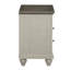 Table de chevet classique 1Pc avec 2X tiroirs et rangement