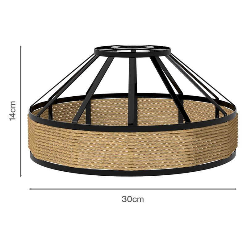 Composite Display Light Cowl, 14cm H x 30cm W x 30cm D