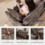 Chenille Upholstered Sectional Sofa Couch with Ottoman-951227959-951912479