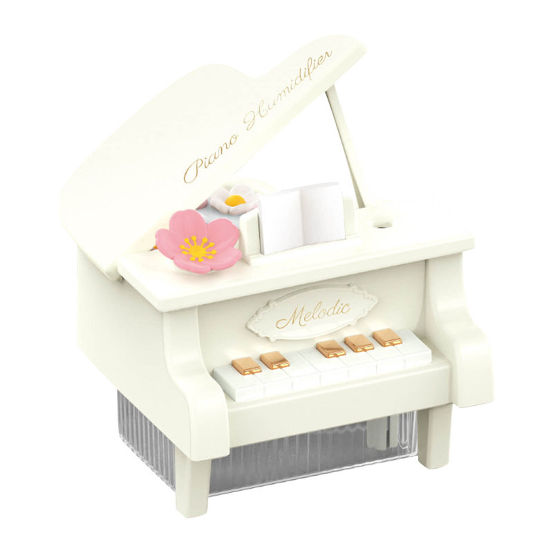 Piano - Humidificateur à fleurs - Chargé par USB pour une chambre à coucher avec climatiseur - Hydratant avec fine brume