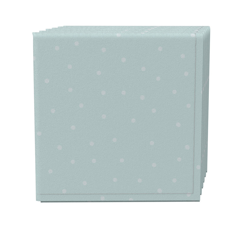 Cotton Twill Polka Dots Square Napkin