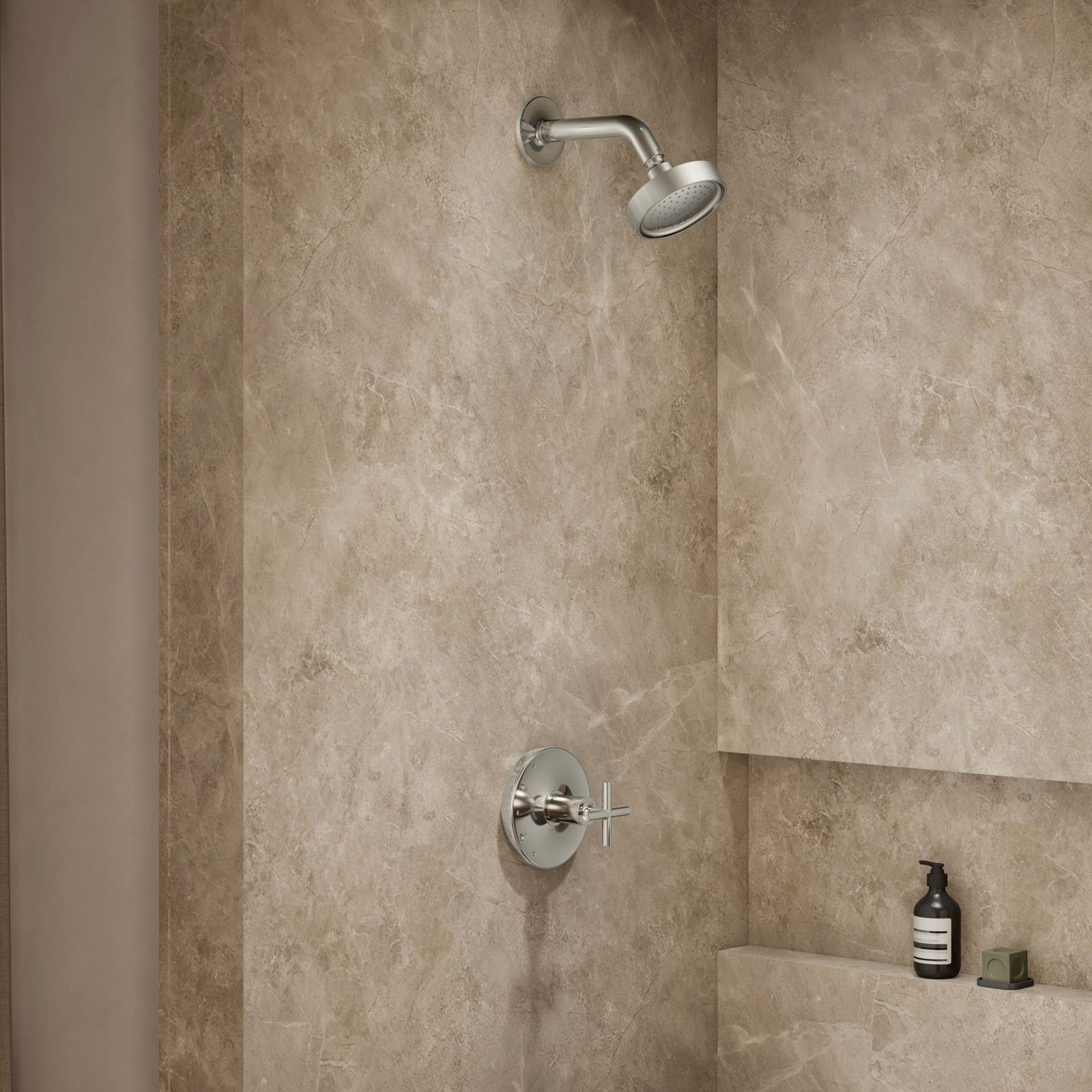 Purist Rite Temp Shower Faucet, Vibrant Polished Nickel