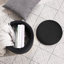 Repose-pieds rond avec rangement en velours-29801706