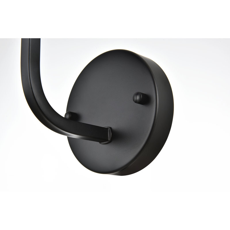 Éclairage pour meuble-lavabo à intensité variable Empire, Noir, H 12 po x l 16 po x P 16 po, Deux lumières