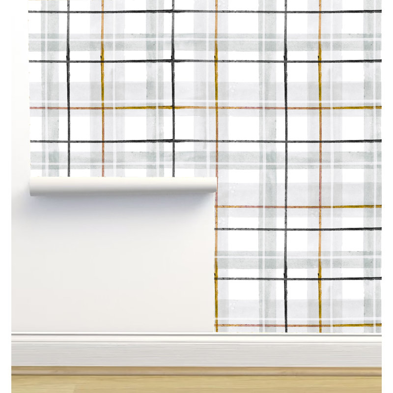 Rouleau de papier peint adhésif texturé L 6 pi x l 24 po Crystal W Design, Gris, or, noir