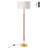 61.8" Dimmable Standard Floor Lamp With Remote and Bulb Included-149437609