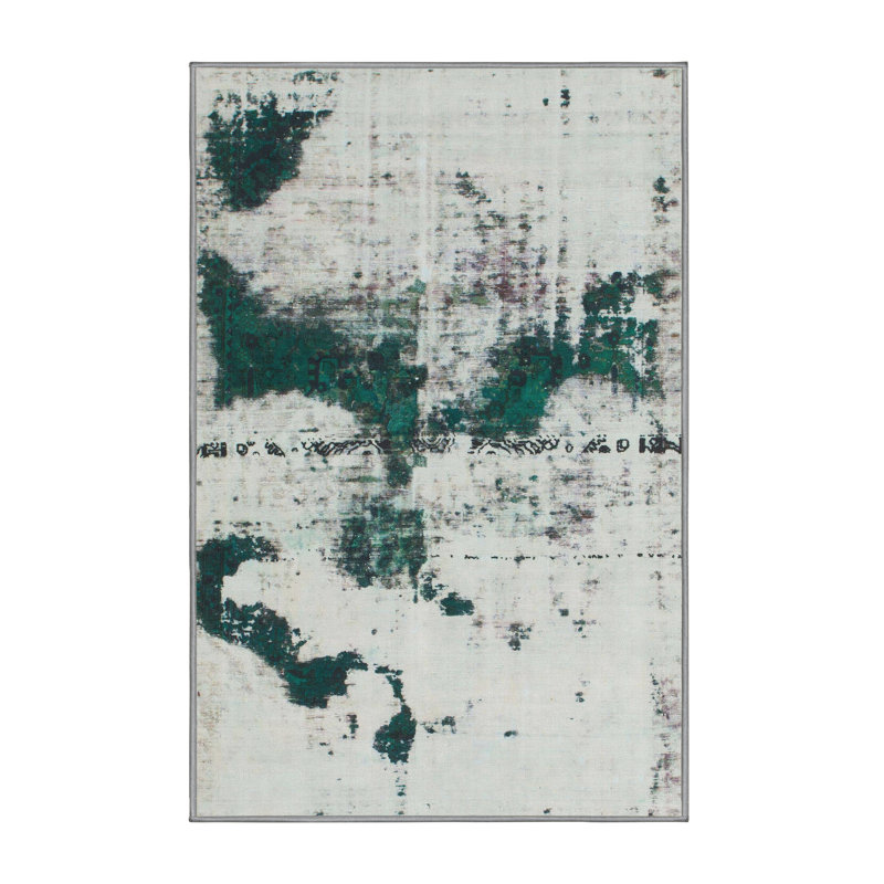 Tapis abstrait 875, Tapis de couloir 2 pi x 5 pi