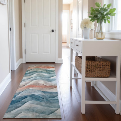 Tapis de qualité supérieure lavable à la machine Floyd AMF1619 Waves