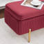 Banc de rangement rembourré en velours Miajah-216298511