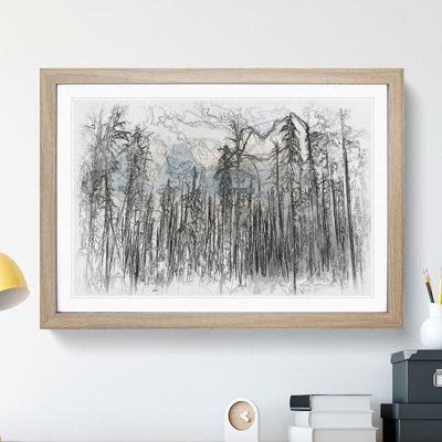 Winter Forest Vol.2 Sketch - Picture Frame Graphic Art