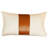 Set Of Two Faux Leather Zippered Pillow-100662753-100662754-100662755