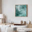 «Abstract Green Myst V», reproduction d'art moderne sans cadre