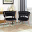 Fauteuil d'appoint en velours-1465119032