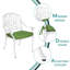 Chaise de patio empilable avec coussin-484446610-484446604