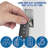 144 Keys Key Cabinet Digital Keypad Wall Safe